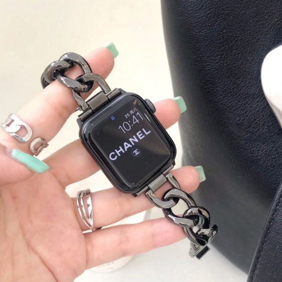 NEW Strap Chain Stainless Band For Apple Watch A - Picture 12 of 17